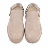 Beige daimen mule Vela_