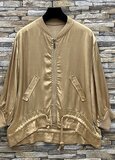 Trendy gouden gilet in satin  _