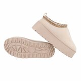 Beige kort daimen winterlaarsje Altina  _