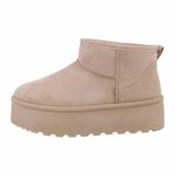 Kaki korte daimen winterboot Amalina  _