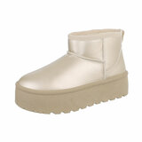 Gouden korte winterboot Amalina  _