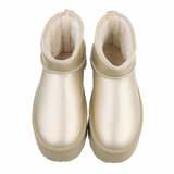 Gouden korte winterboot Amalina  _