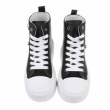 Zwarte hoge sneaker Julie_