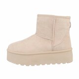 Beige daimen winterboot Sheena._