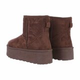 Bruine daimen winterboot Sheena._