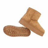 Camelkleurige daimen winterboot Sheena._