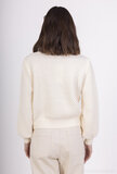 Fashion beige cardigan met vleugels_