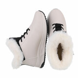 Beige hoge winter sneaker Nikkie_