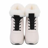 Beige hoge winter sneaker Nikkie_