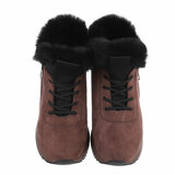 Bruine hoge winter sneaker Nikkie_