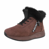 Bruine hoge winter sneaker Nikkie_