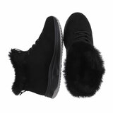 Zwarte hoge winter sneaker Nikkie_