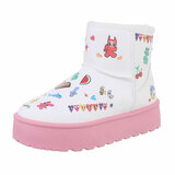 Wit-rose meisjes winterboot Elsie_