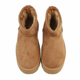 Camelkleurige daimen meisjes winterboot Vivie_