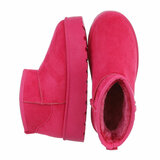 Fuchsia daimen meisjes winterboot Vivie_