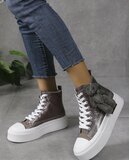 Gunsmoke hoge textiel sneaker Katia_