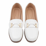 Witte mocassin Annelien_