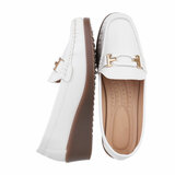 Witte mocassin Annelien_