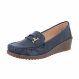 Donker blauwe mocassin Annelien_