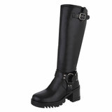 Bottes hautes noires Alice_