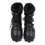 Zwarte winterboot Hiba_