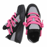 Zwarte lage sneaker Anja_