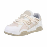 Beige lage sneaker Anja_