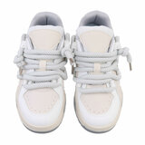 Beige-grijze lage sneaker Anja_