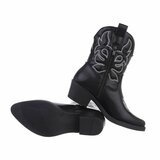 Zwarte biker-western boot Selinde._