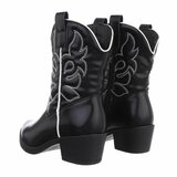 Zwarte biker-western boot Selinde._