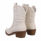 Beige biker-western boot Selinde._