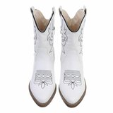 Witte biker-western boot Selinde._