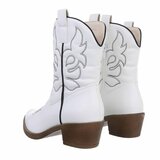 Witte biker-western boot Selinde._