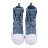 Blauwe jeans boot Orlinda _