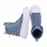 Blauwe jeans boot Orlinda _