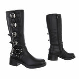 Bottes hautes noires Charly_