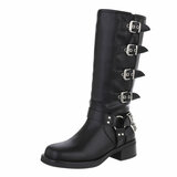 Bottes hautes noires Charly_