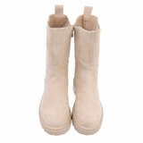 Beige daimen Chelsea boot Justine_