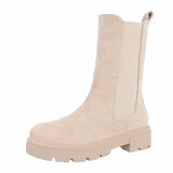 Beige daimen Chelsea boot Justine_