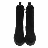 Zwarte daimen Chelsea boot Justine_