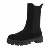 Zwarte daimen Chelsea boot Justine_