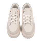 Beige lage sneaker Ashani_