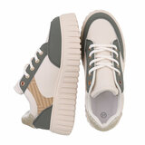 Baskets vert-beige Ashani_