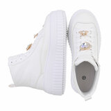 Witte hoge sneaker Sylvie_