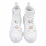 Witte hoge sneaker Sylvie_