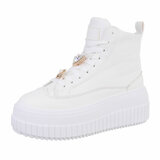 Witte hoge sneaker Sylvie_