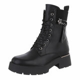 Zwarte halfhoge boot Alix_