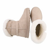 Beige daimen winterboot Bahia_