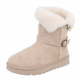 Beige daimen winterboot Bahia_