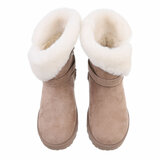 Kaki bruine daimen winterboot Bahia_